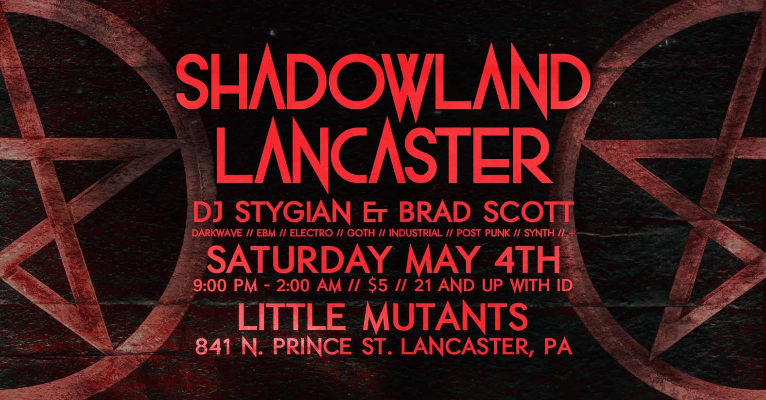 Shadowland Lancaster: Stygian's Birthday Edition