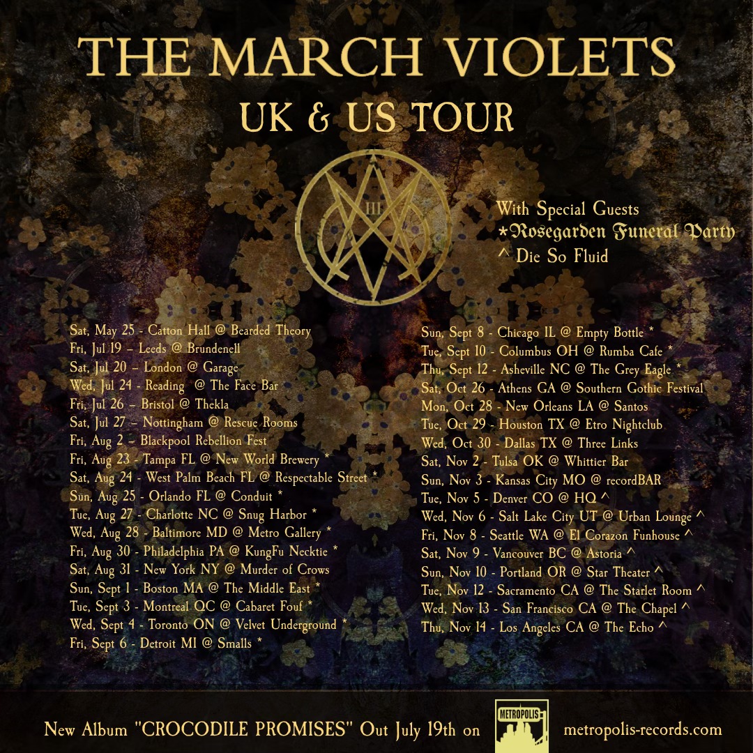 The March Violets & Rosegarden Funeral Party