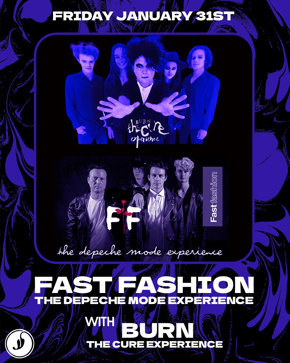 Fast Fashion (Depeche Mode tribute) & Burn (The Cure tribute)