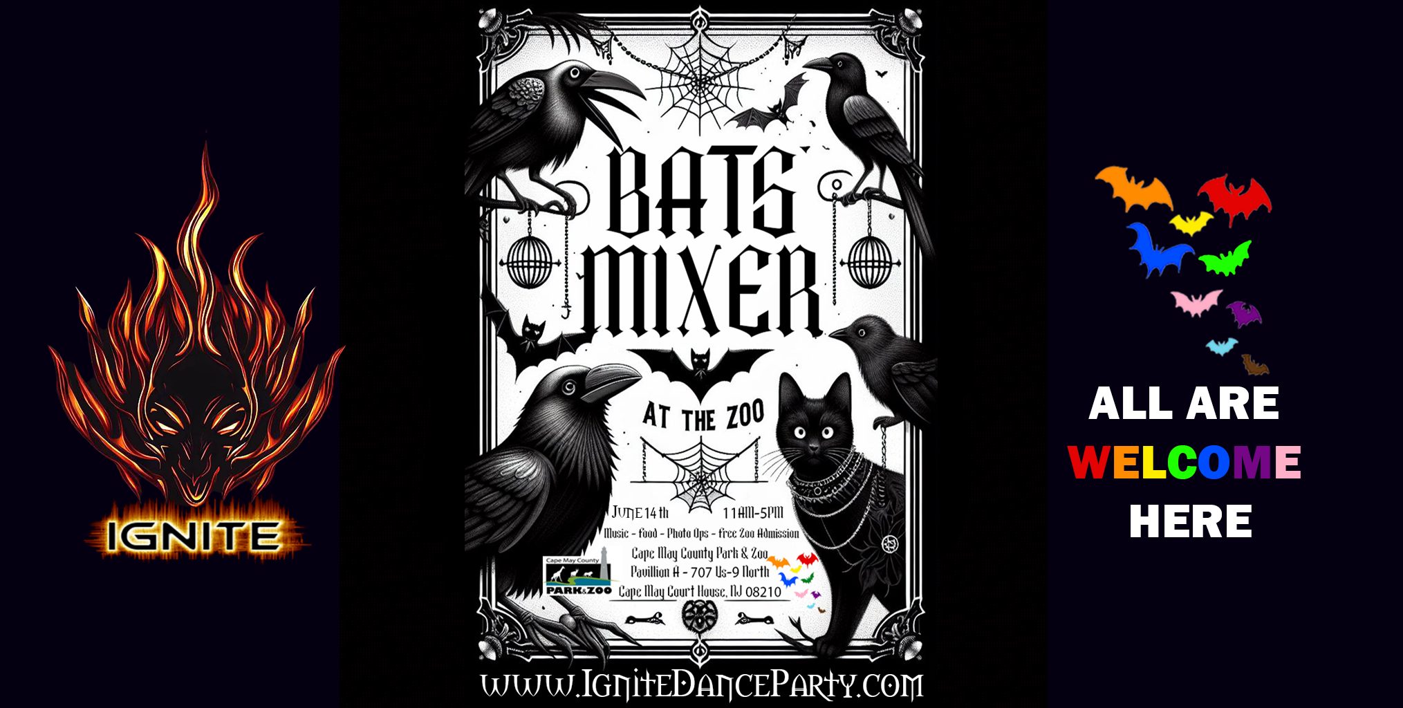 Bats Mixer at the Zoo