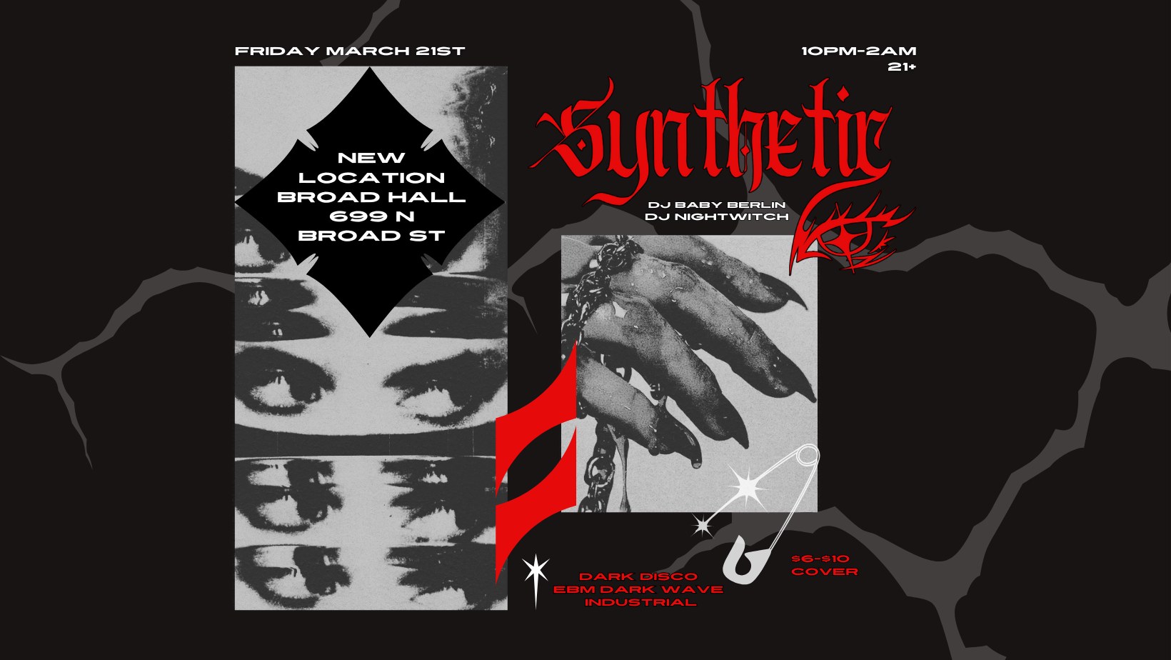 Synthetic - Goth Electronic Dance Party (New Venue)