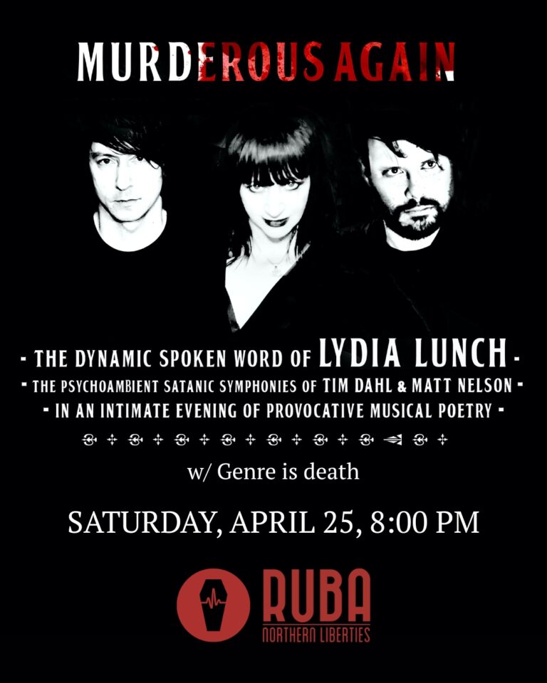 Lydia Lunch's Murderous Again & Genre is death