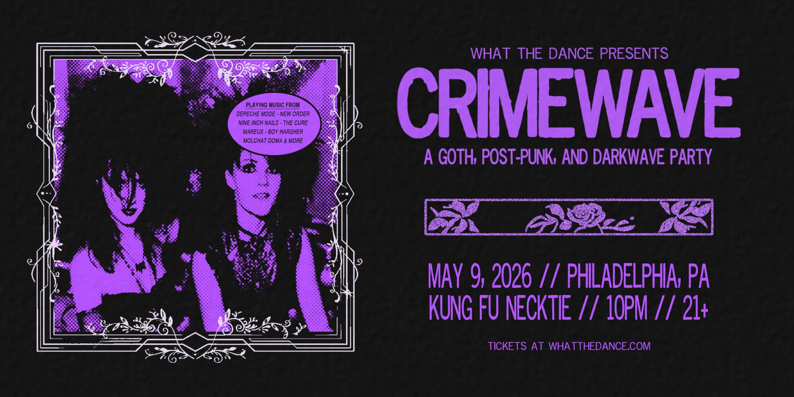 Crimewave: A Goth, Post-Punk, & Darkwave Party