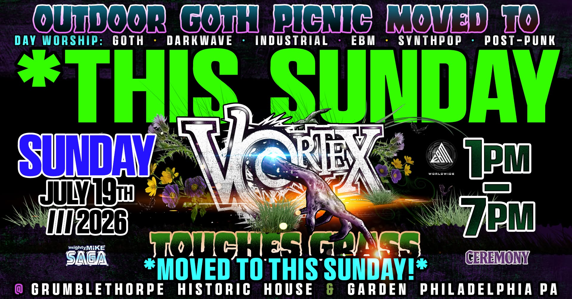 Vortex Touches Grass: Outdoor Goth Picnic