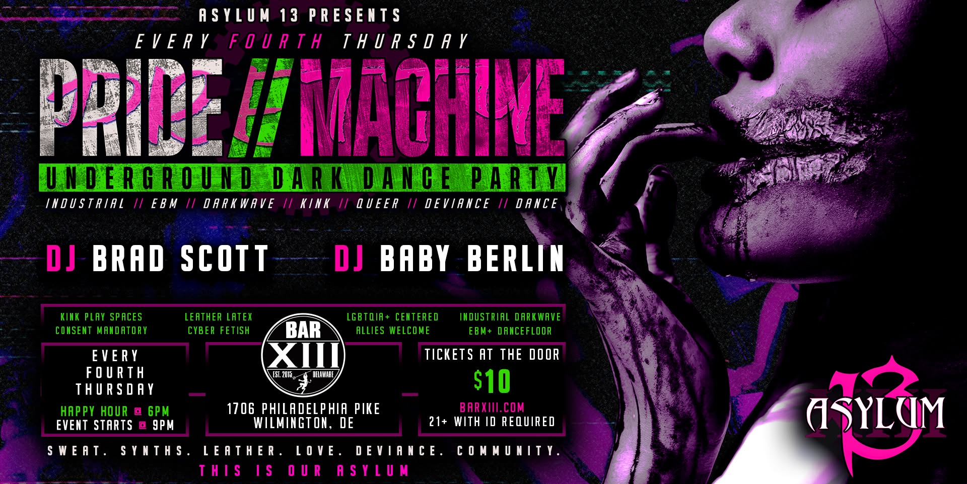 Asylum 13's Pretty Pride // Machine