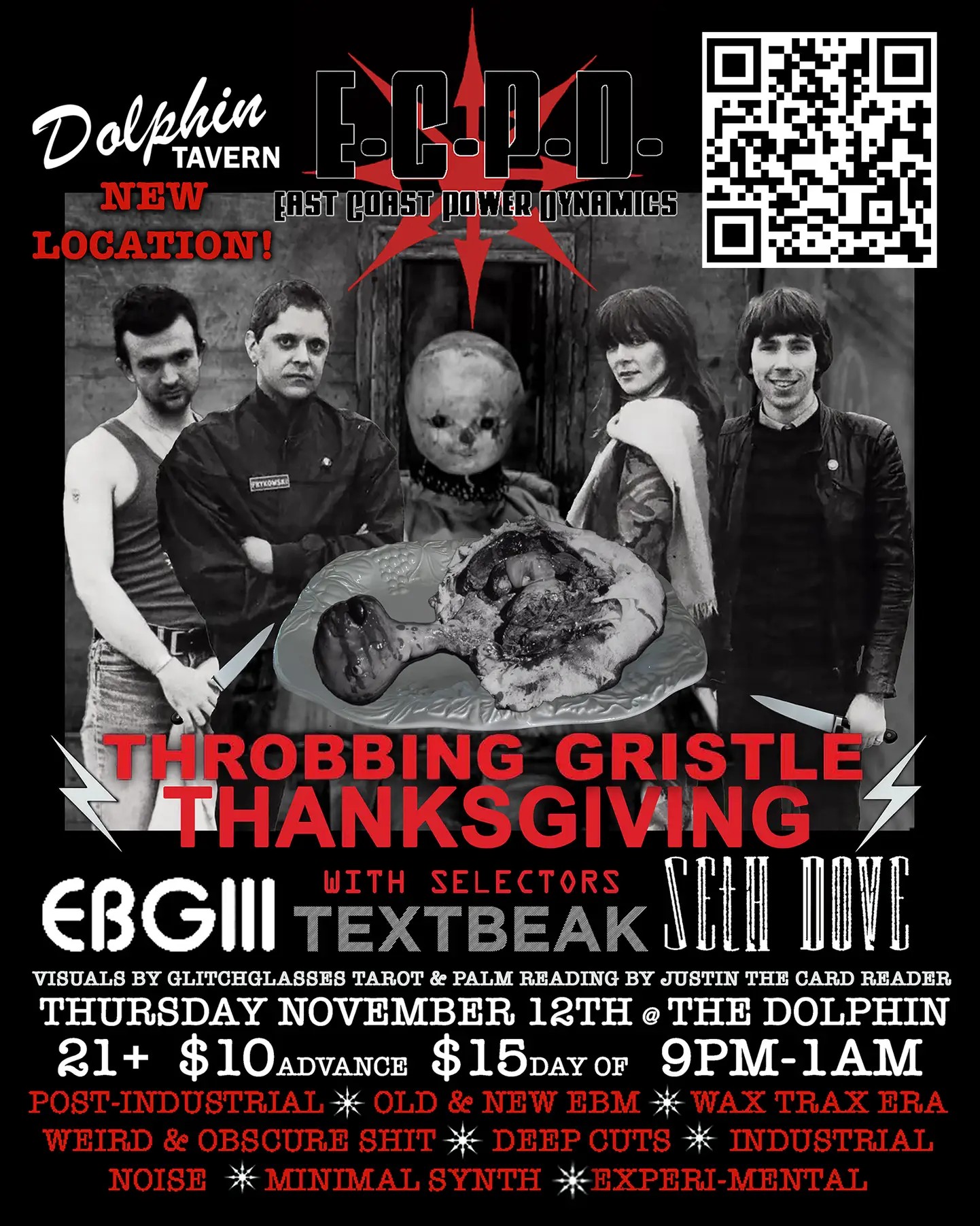 East Coast Power Dynamics Throbbing Gristle Thanksgiving