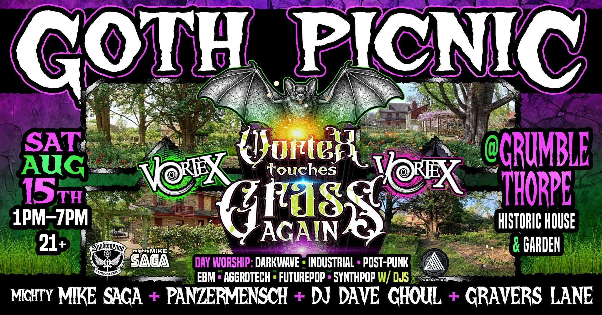 Goth Picnic: Vortex Touches Grass Again