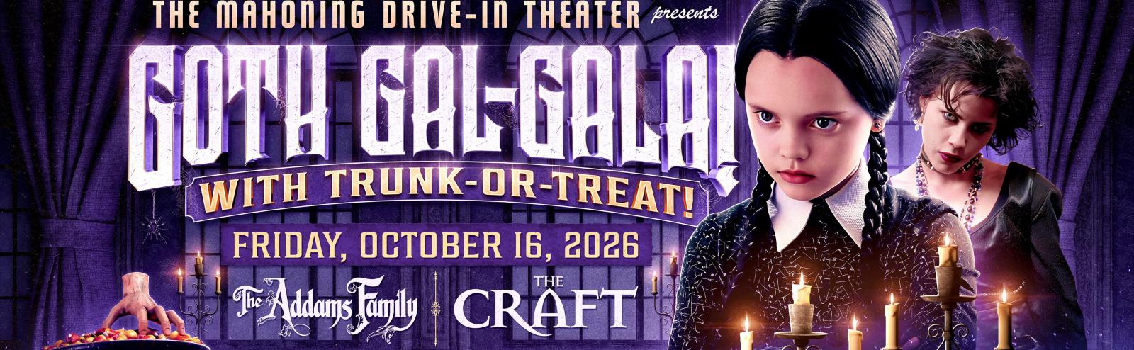 Goth-Gal-Gala: Addams Family & The Craft