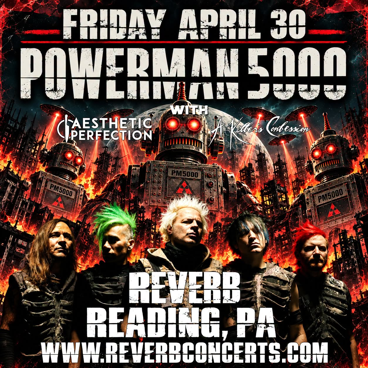 Powerman 5000, Aesthetic Perfection, & A Killer's Confession