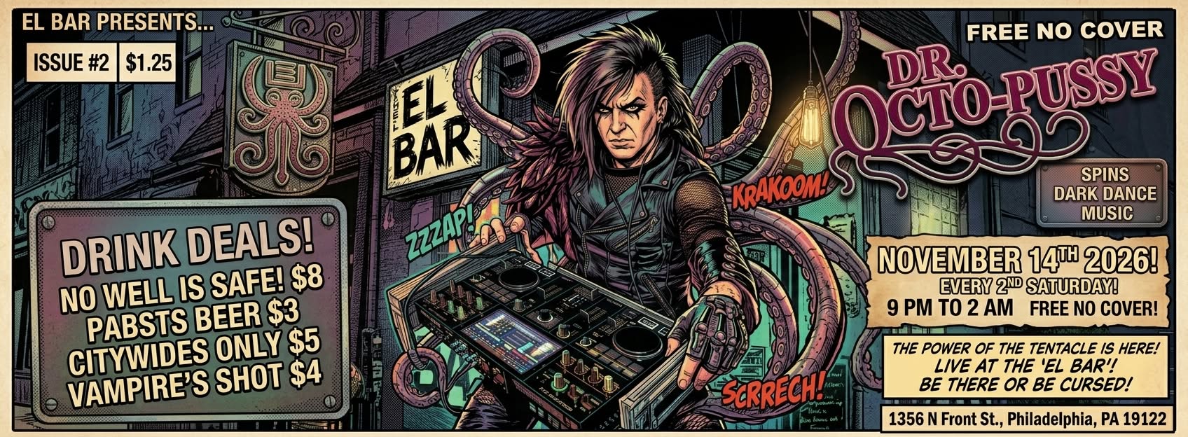 El Bar presents: Dr. Octo-Pussy